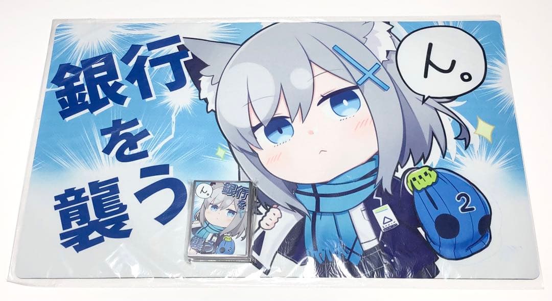 ブルアカ 砂狼シロコ SD スリーブ プレイマット ブルーアーカイブ yy