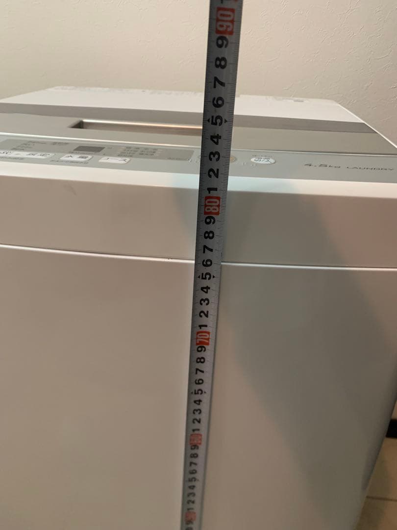 アクア洗濯機 4.5kg ホワイト