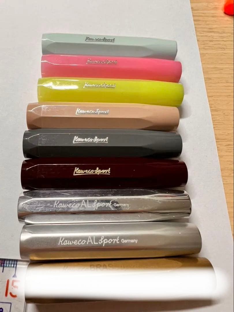 Kaweco AL Sport 万年筆9本&インクカートリッジ