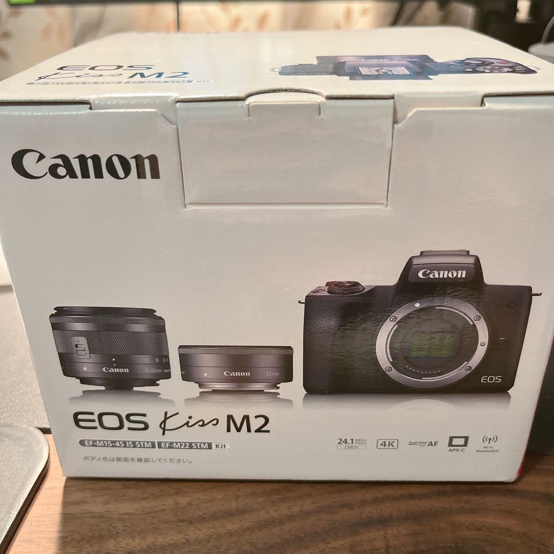 Canon/EOS Kiss M2 ミラーレス一眼カメラ　レンズ2種