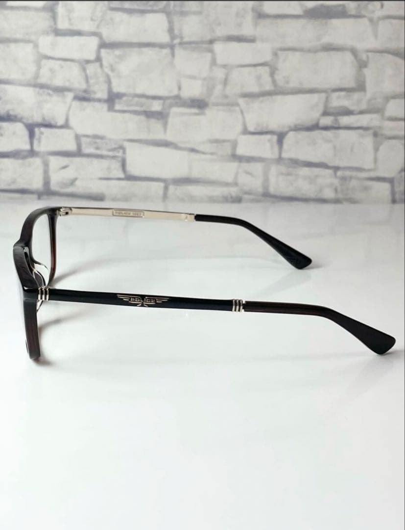 美品 +2.00 POLICE VPL13J COL.03BU ポリス 老眼鏡