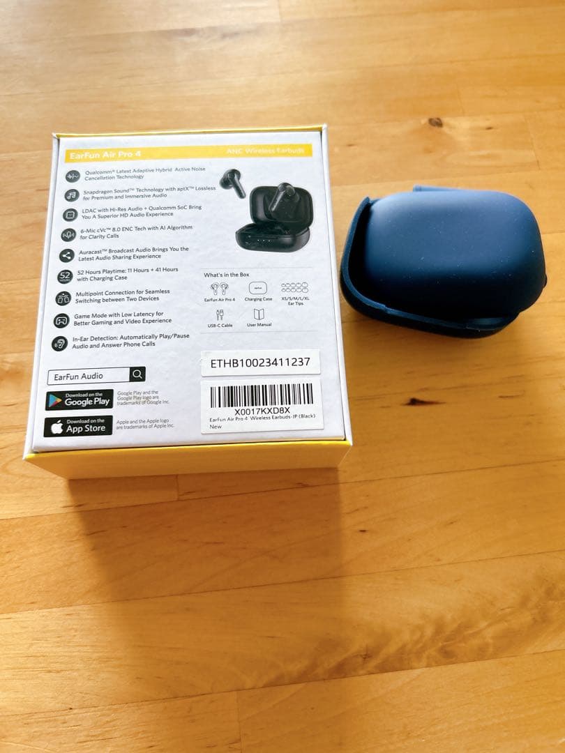 【美品】EarFun Air Pro 4 ULTRA ANC（シリコンケース付）