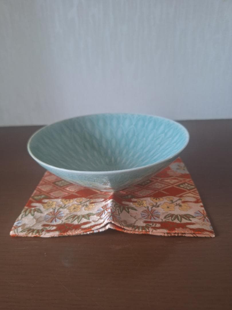 【未使用】松岩窯元 黄仁哲 抹茶椀 茶道具 お茶碗　茶器