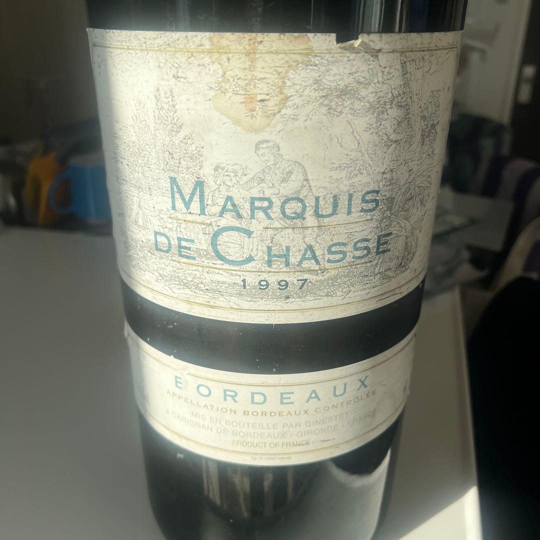 Marquis de Chasse 1997 ボルドー赤ワイン 古酒