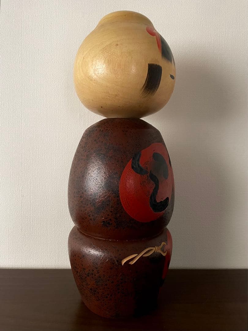 香村 koson こけし 干支 申 三猿 さる kokeshi doll 美しい