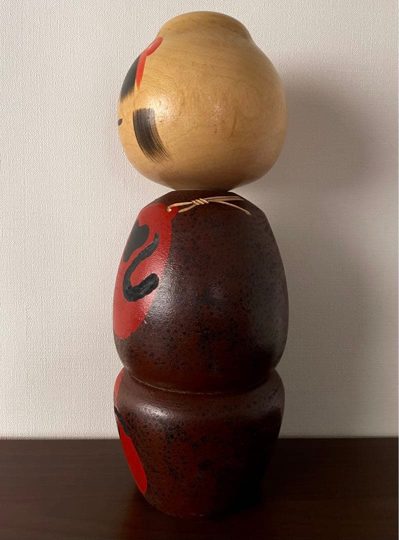 香村 koson こけし 干支 申 三猿 さる kokeshi doll 美しい