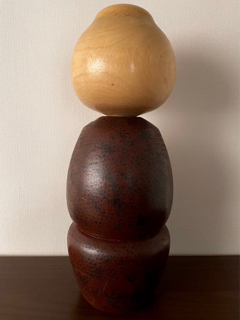 香村 koson こけし 干支 申 三猿 さる kokeshi doll 美しい