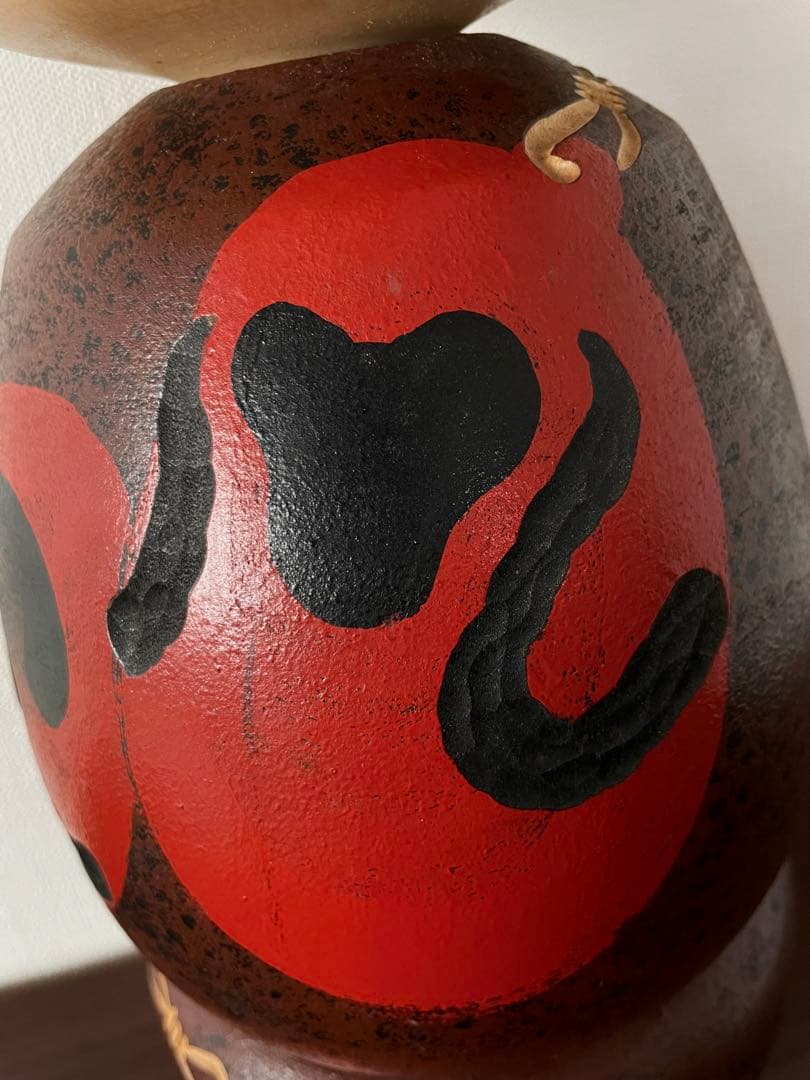 香村 koson こけし 干支 申 三猿 さる kokeshi doll 美しい