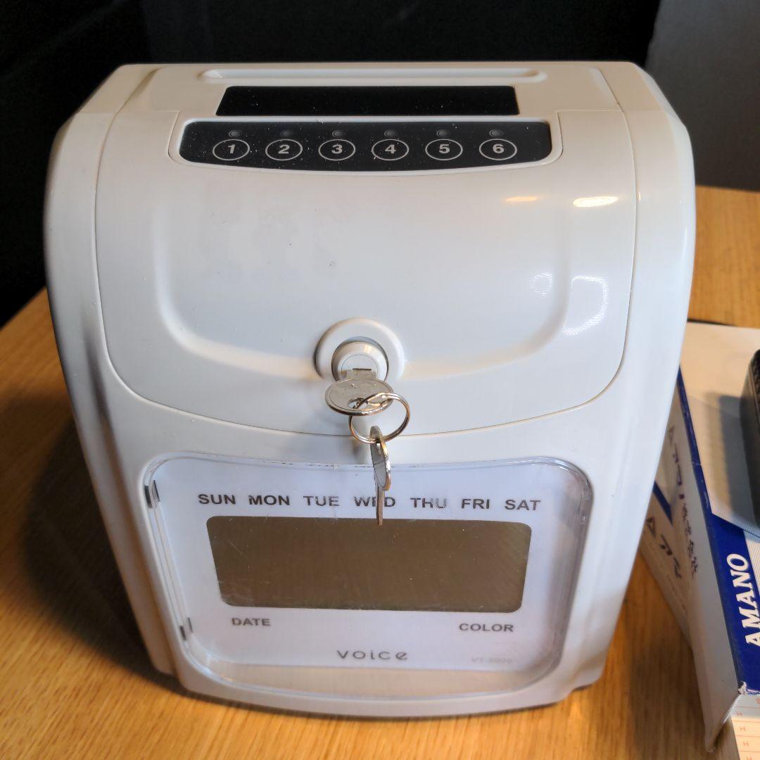 D1209　voice　ボイス　タイムレコーダー　VT-3000　動作確認済み