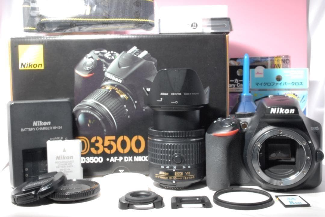 24時間以内に発送✨美品✨Nikon D3500レンズキット一眼レフデビュー
