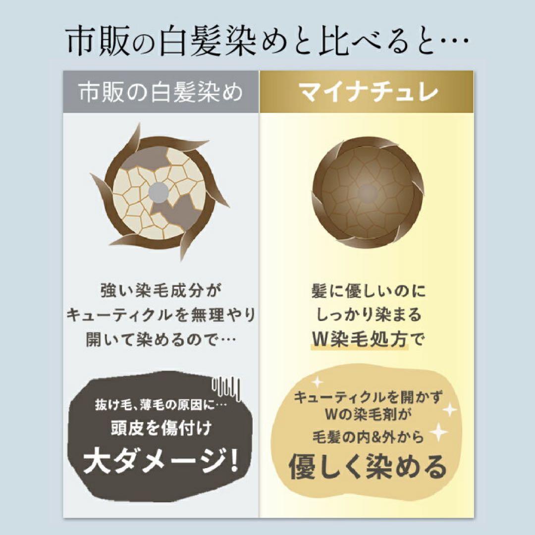 マイナチュレ　カラートリートメント　ブラウン　200g×4本
