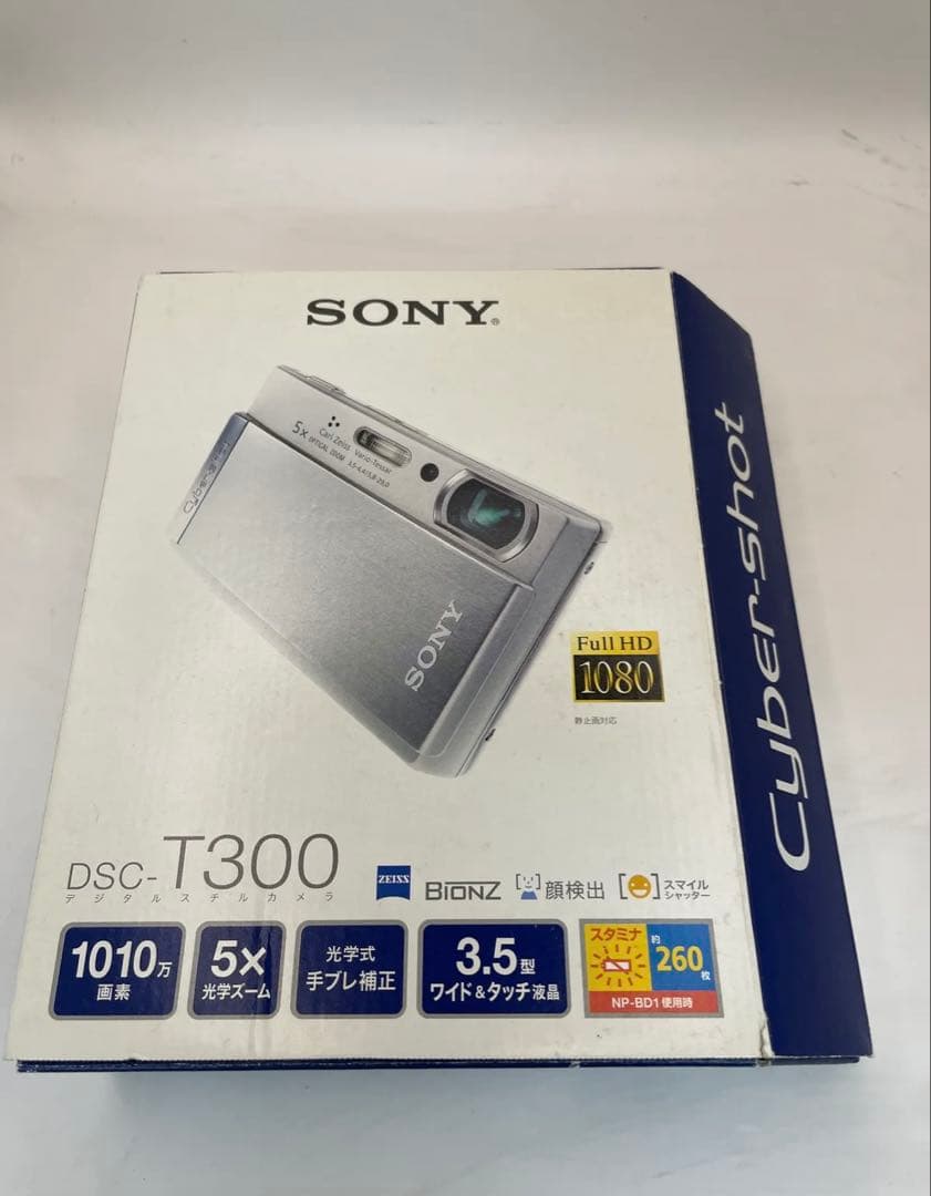 【SDカード付き】SONYソニー Cyber-shotDSC-T300 デジカメ