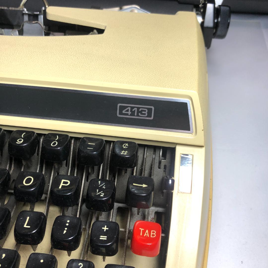 タイプライター、BROTHER Valiant 413、動作確認済み　日本製