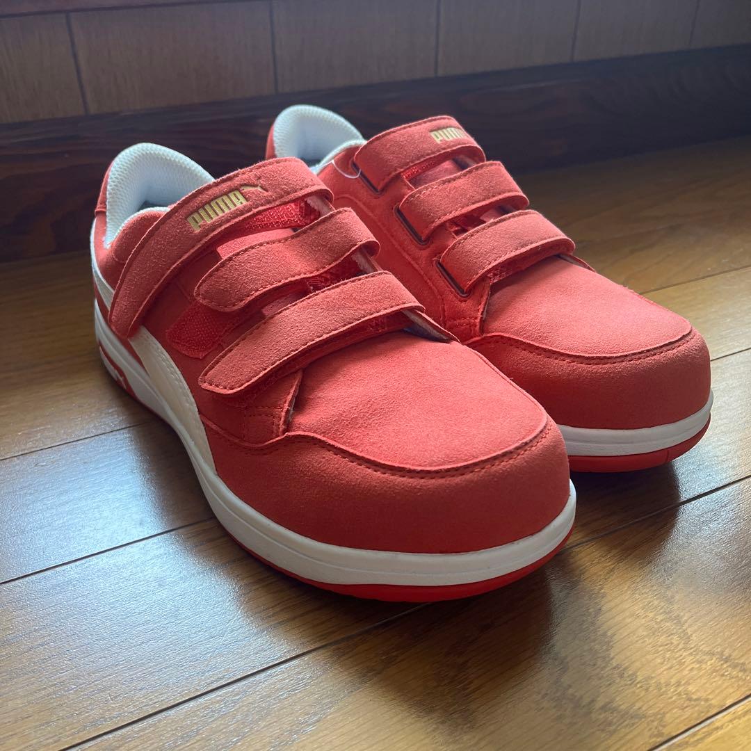 【新品未使用】PUMA 安全靴 赤 ヘリテイジ 25cm