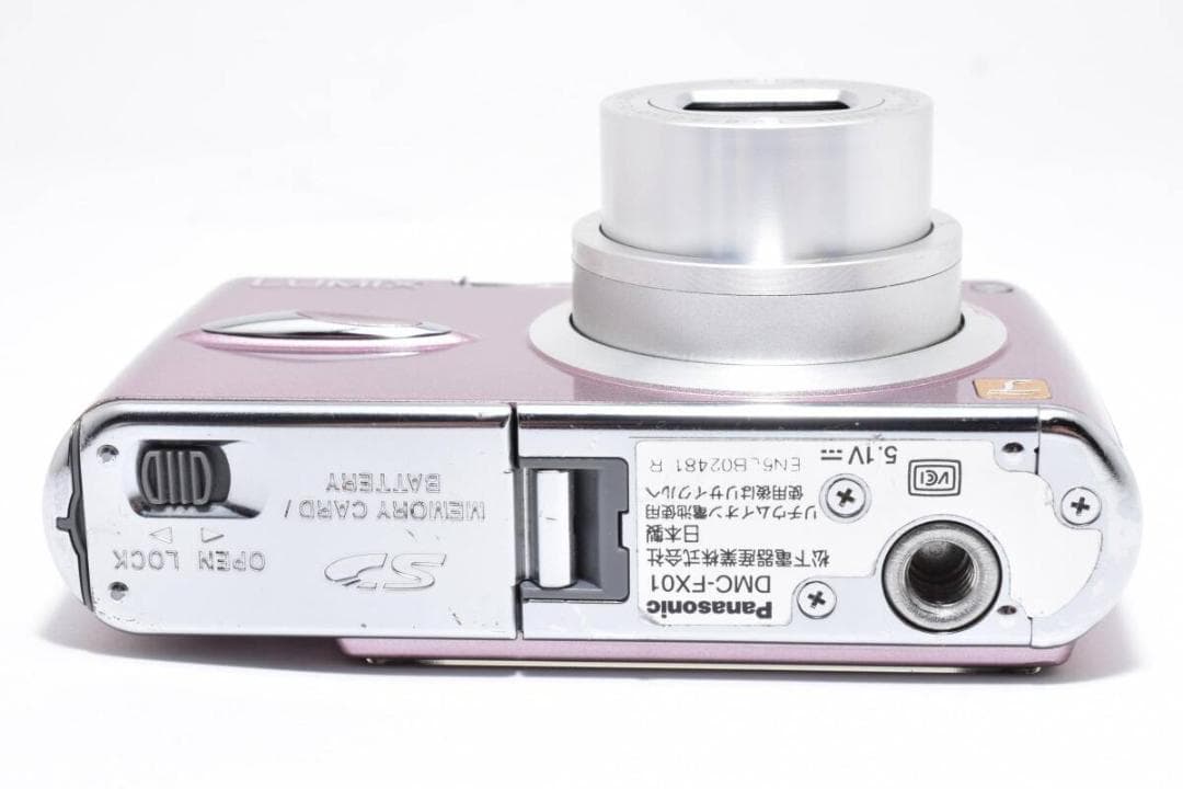 【美品】Panasonic LUMIX DMC-FX01 ピンク 【動作確認済】
