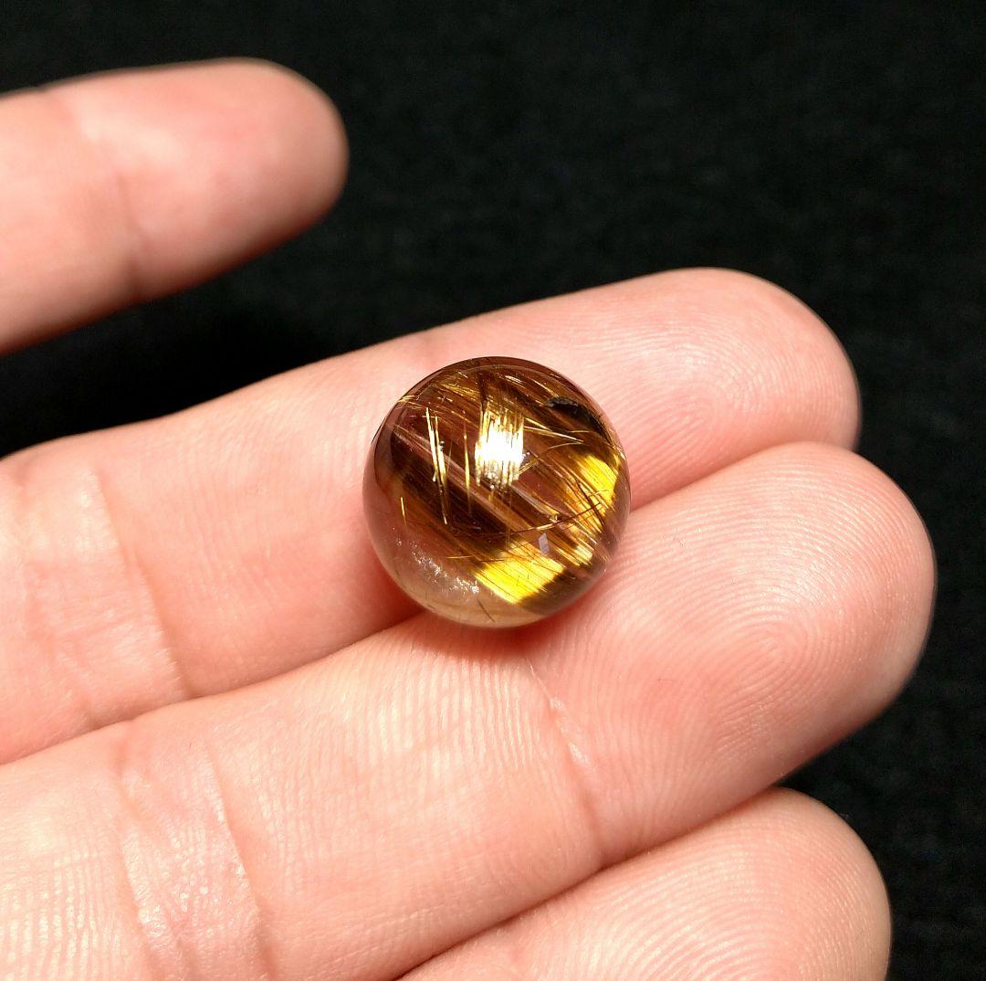 【極上,希少,美品】ブロンズタイチンキャッツアイルチルクォーツ 　金運　仕事運
