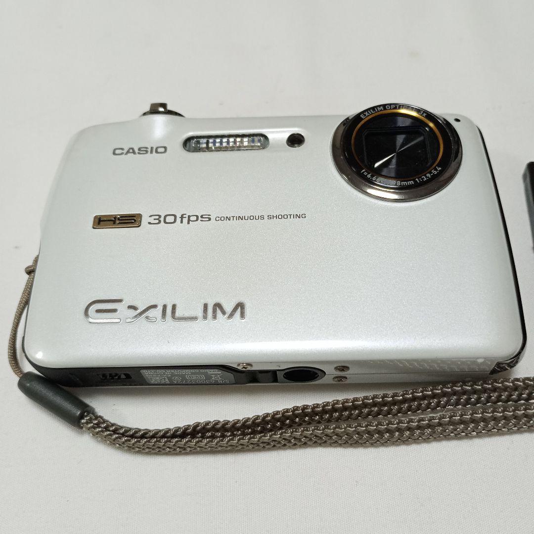 ◆動作確認済◆CASIO EXILIM EX-FS10 デジカメ　ホワイト　中古