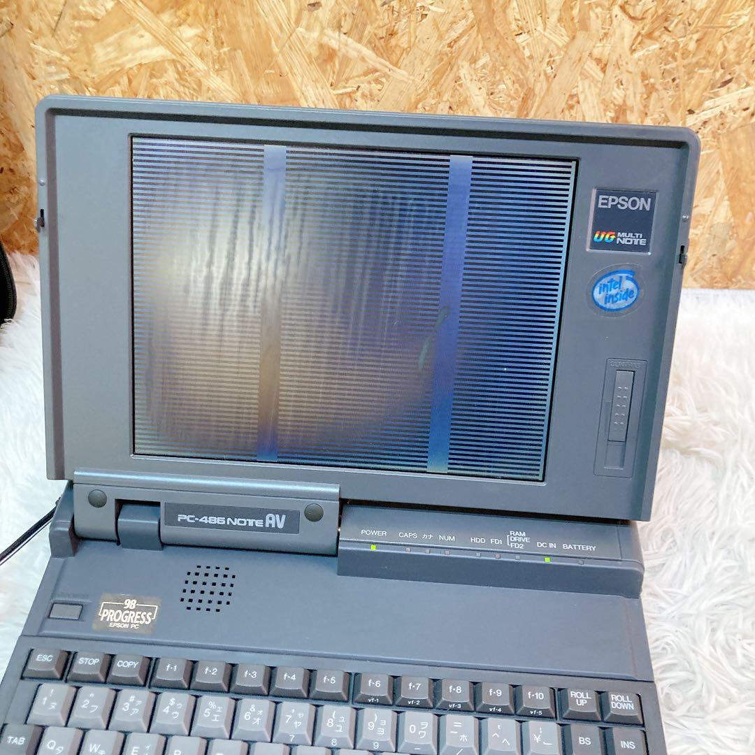 その他ノートPC本体 EPSON pc-486 note av-x1jw