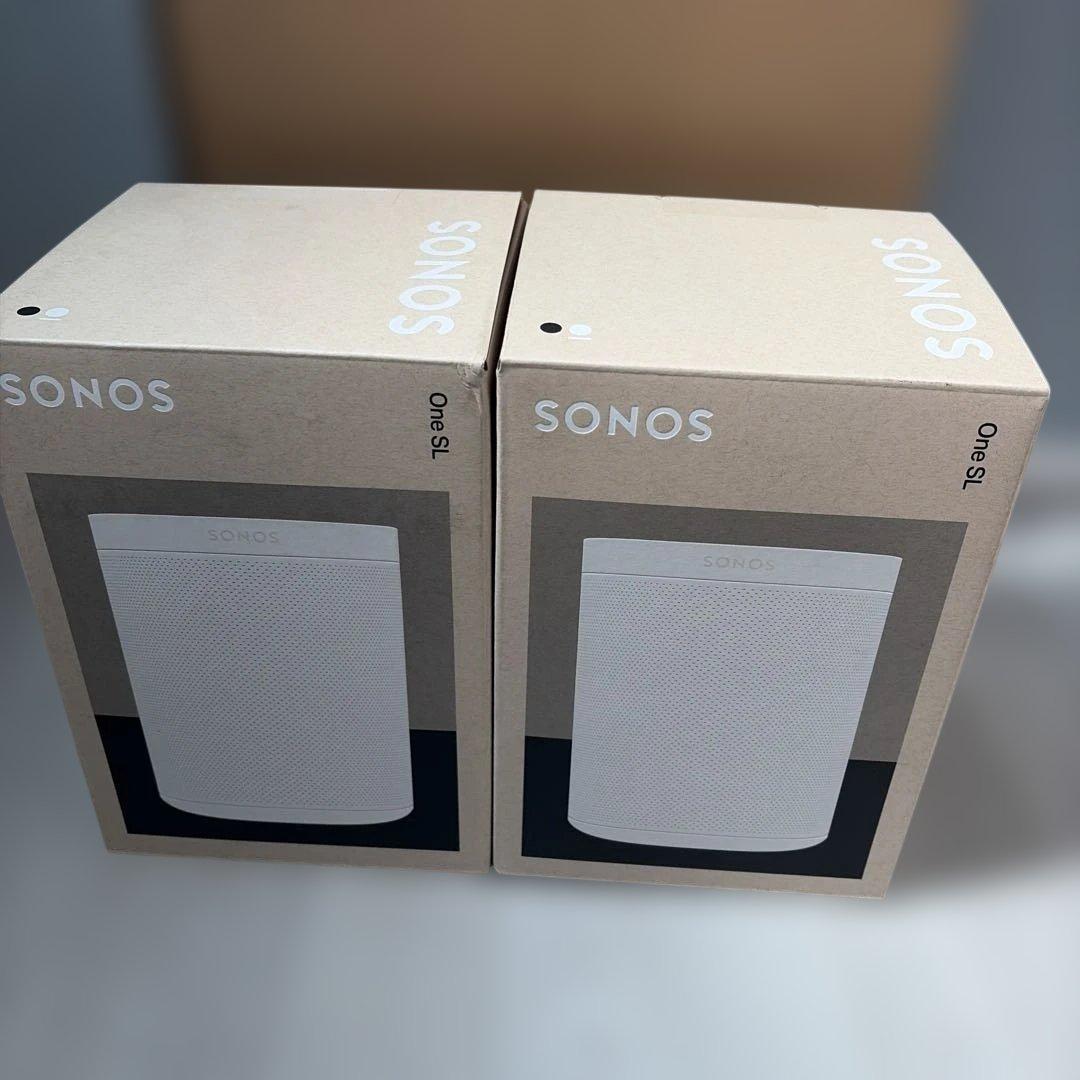 Sonos One SL 2個セット+専用スタンド ホワイト