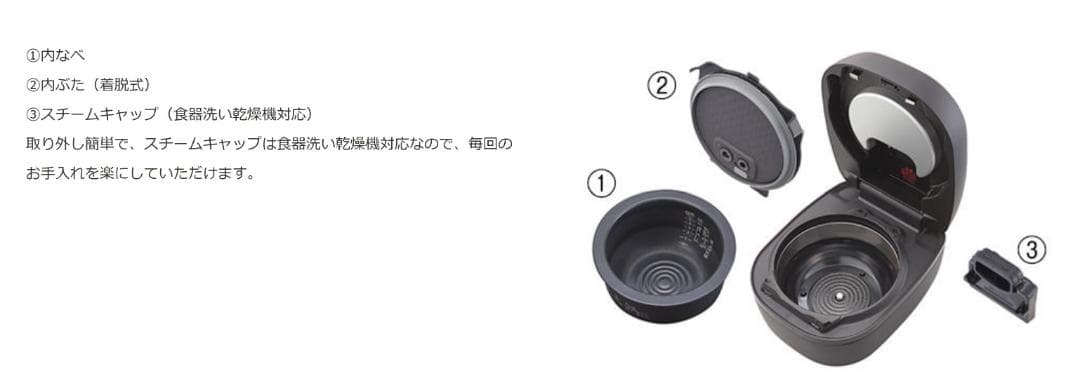 【新品】圧力IH炊飯器 JPH-J10NKM マットブラック 5.5合