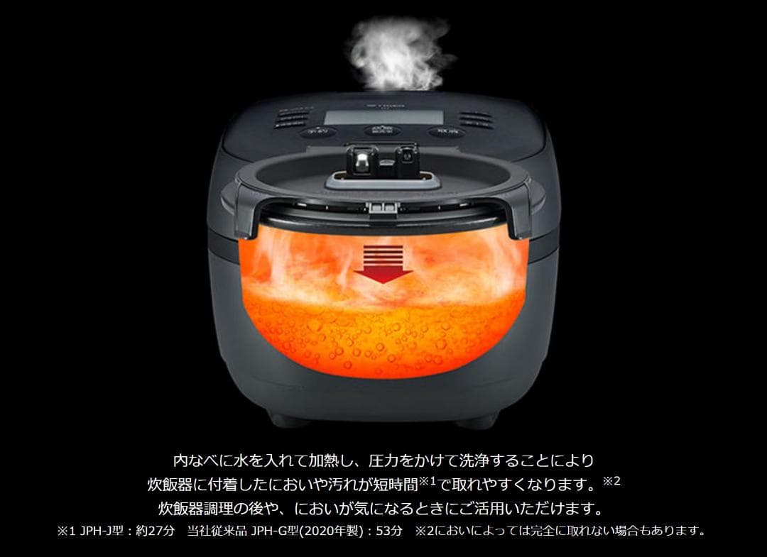 【新品】圧力IH炊飯器 JPH-J10NKM マットブラック 5.5合