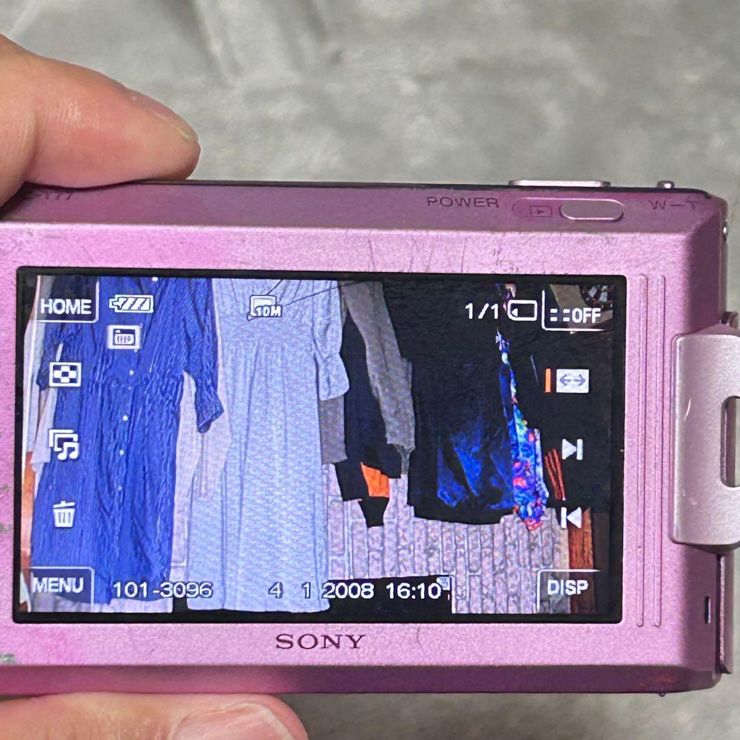 【動作品】SONY Cyber-shot DSC-T77　メモリースティック付属