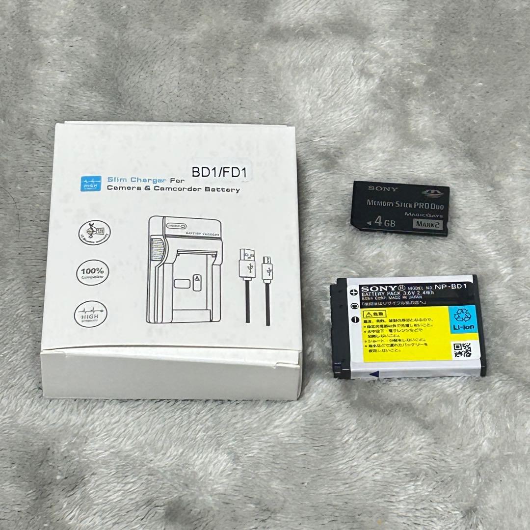 【動作品】SONY Cyber-shot DSC-T77　メモリースティック付属