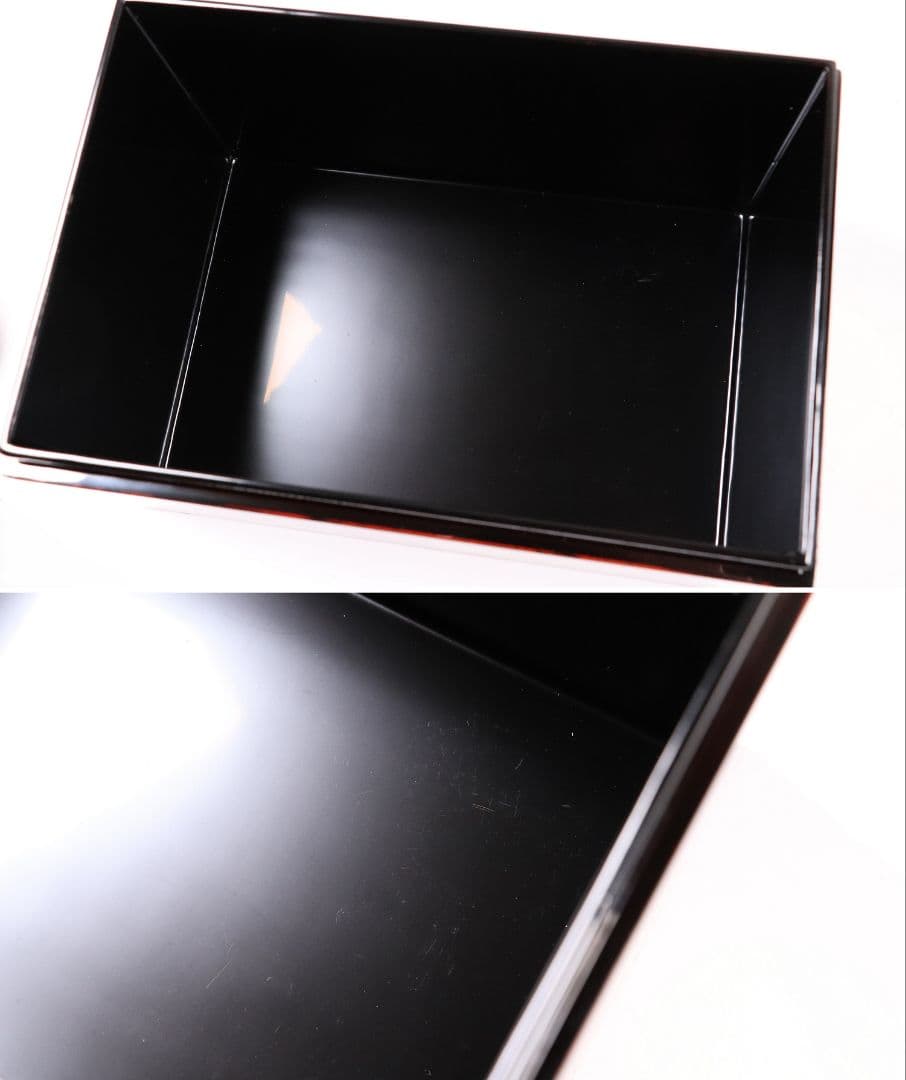 MA268 茶道具 輪島塗 高台寺蒔絵 溜塗 茶箱 共箱 棗 香合 桐 菊