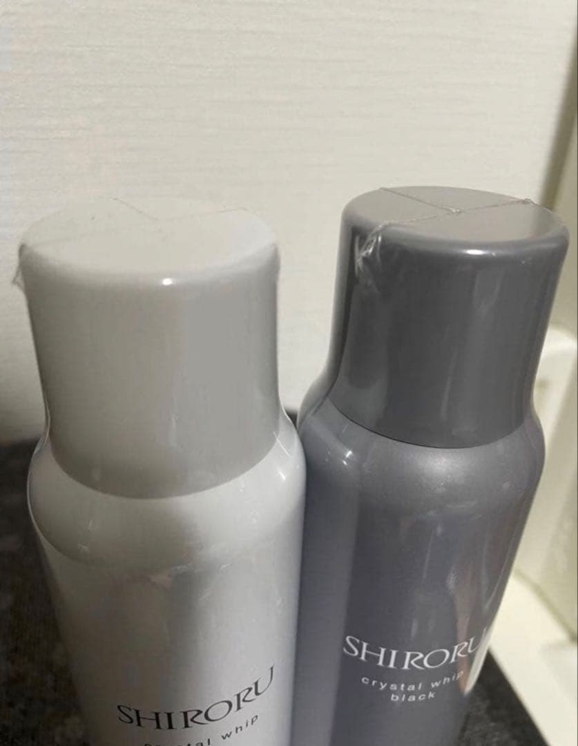 SHIRORU crystal whip ホワイト・グレー 2本セット⭐︎New⭐︎