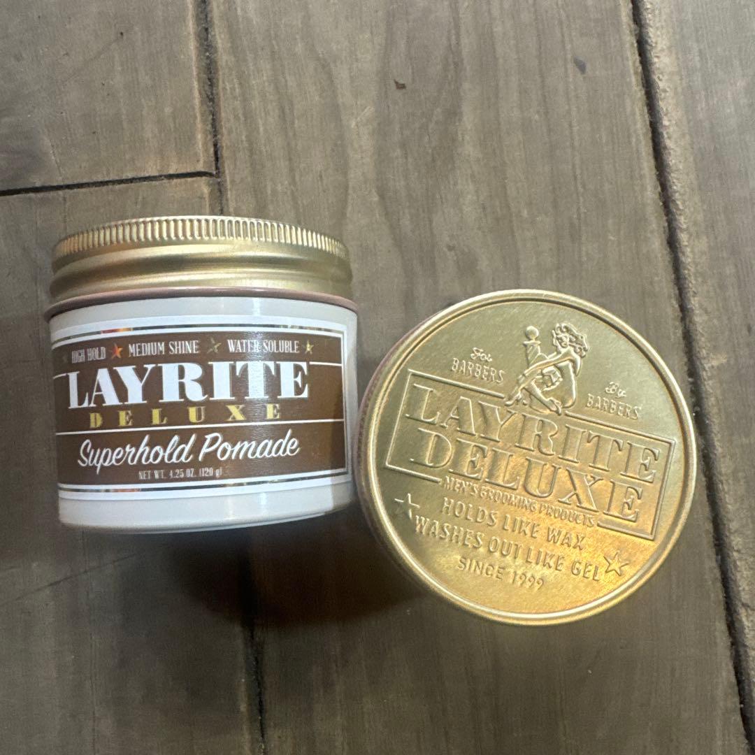 LAYRITE Superhold Pomade 120グラム2個セット