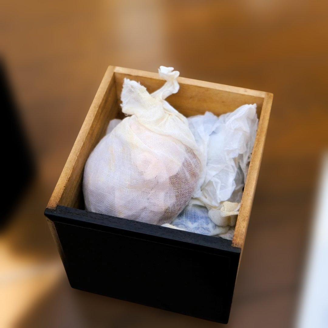 煎茶用　茶箱と茶碗セット