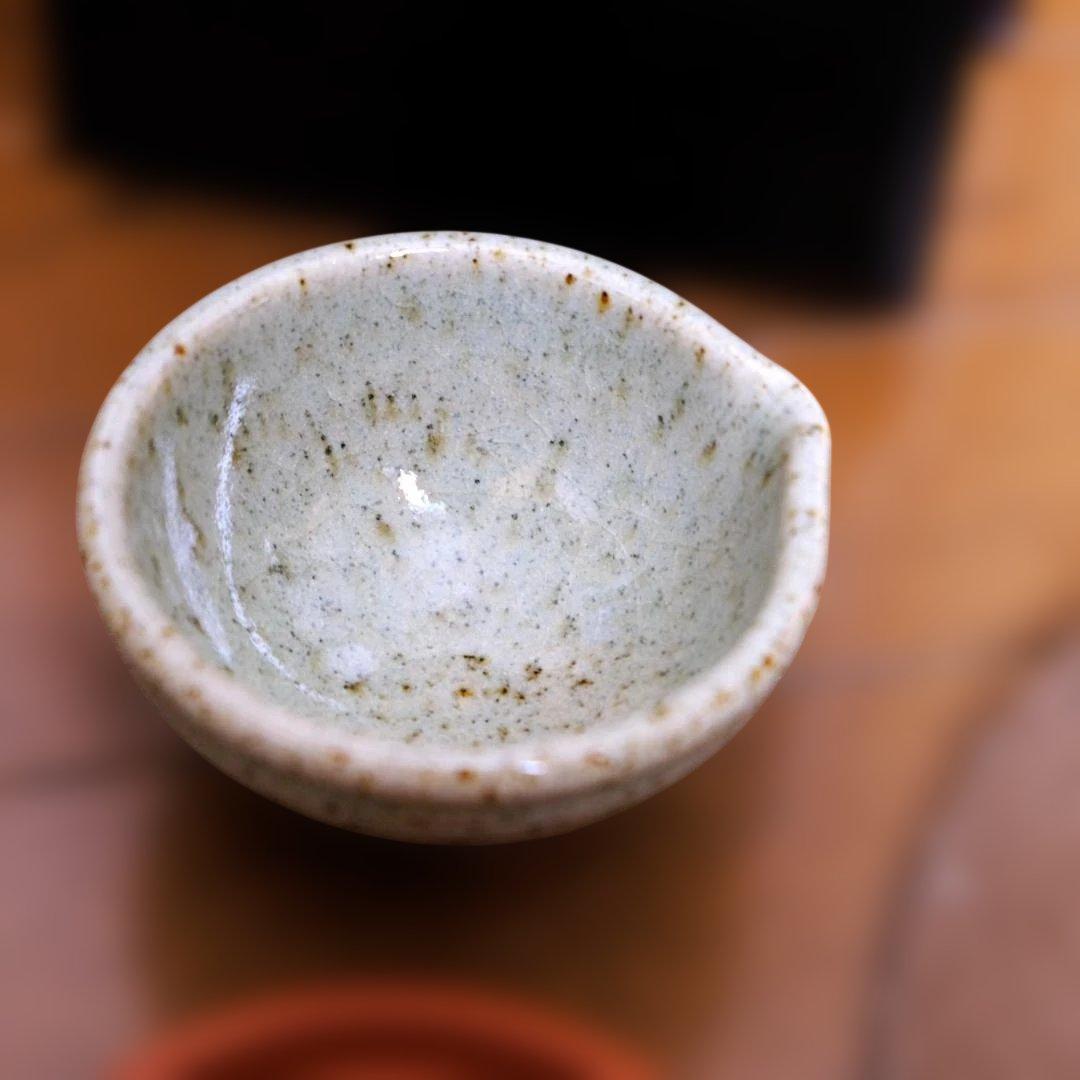 煎茶用　茶箱と茶碗セット