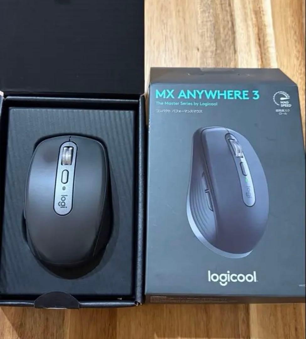2月末迄！美品 logicool MX ANYWHERE3 マウス 収納ポーチ付