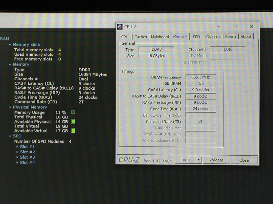 難ありマザボ　CPU メモリ付き　ASUS P8H77-V LGA1155