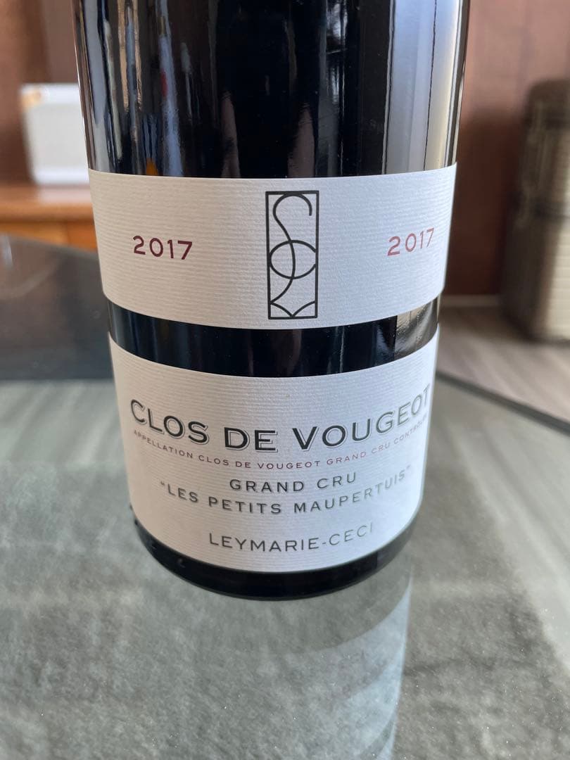 CLOS DE VOUGEOT 2017 グランクリュ 赤ワイン