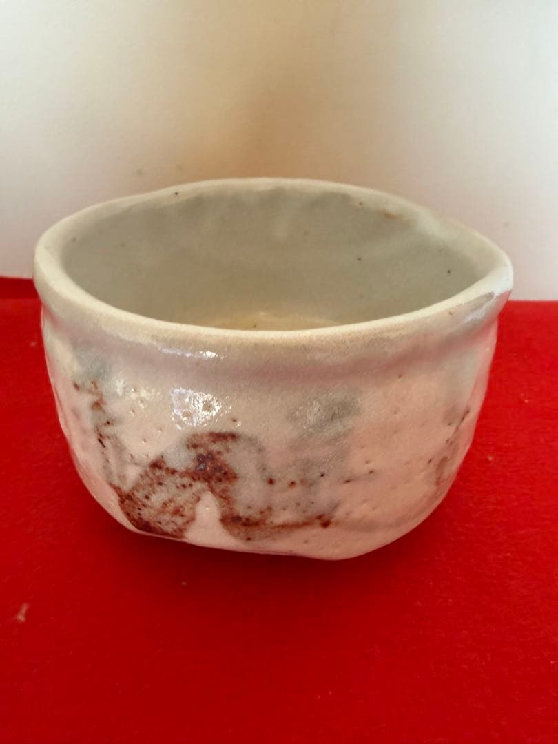 志野焼　茶碗 陶器製 抹茶碗　ビンテージ
