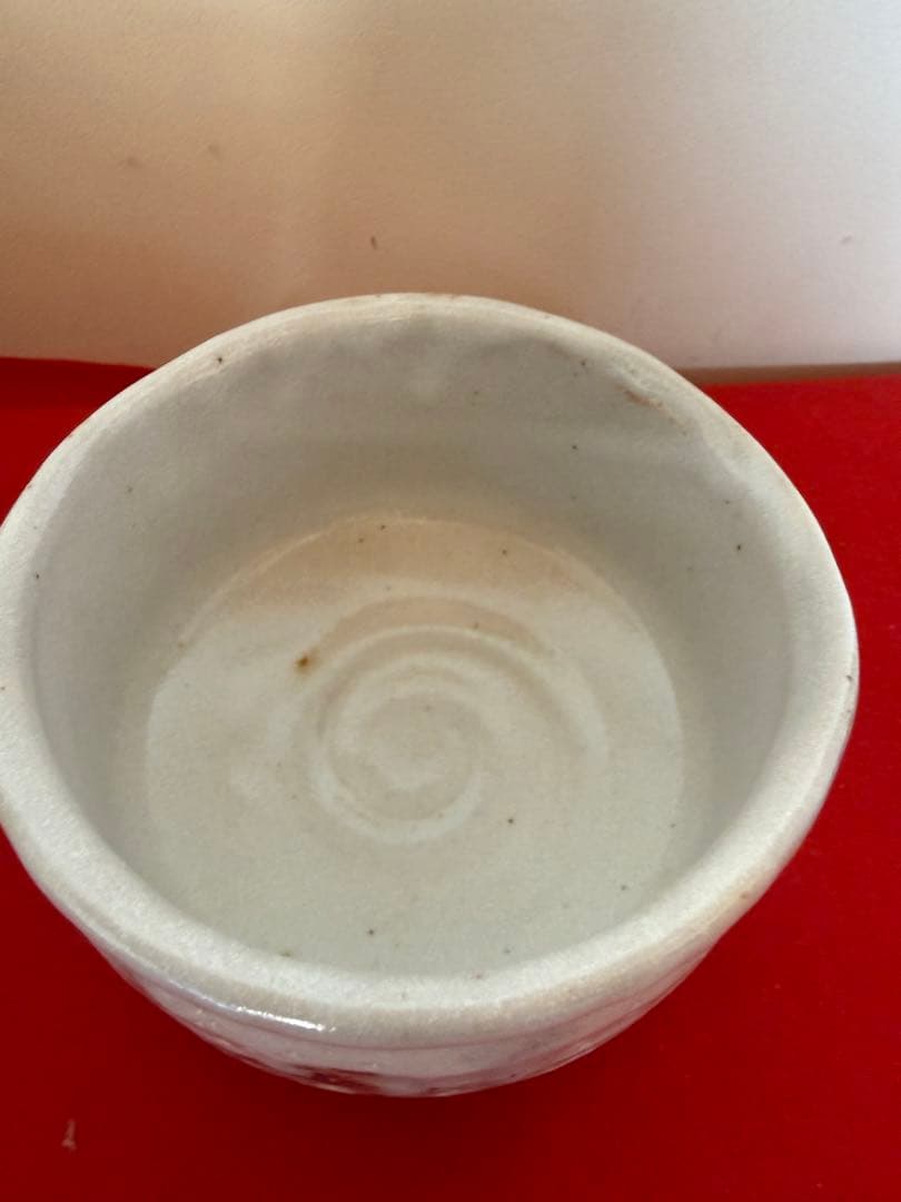 志野焼　茶碗 陶器製 抹茶碗　ビンテージ