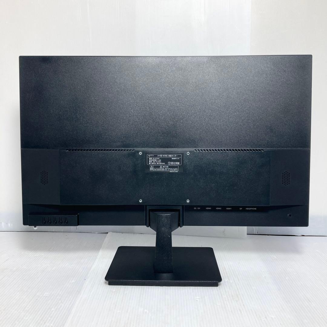 美品 ASTEX 27型4Kモニターディスプレイ AS-K27MT 2021年製