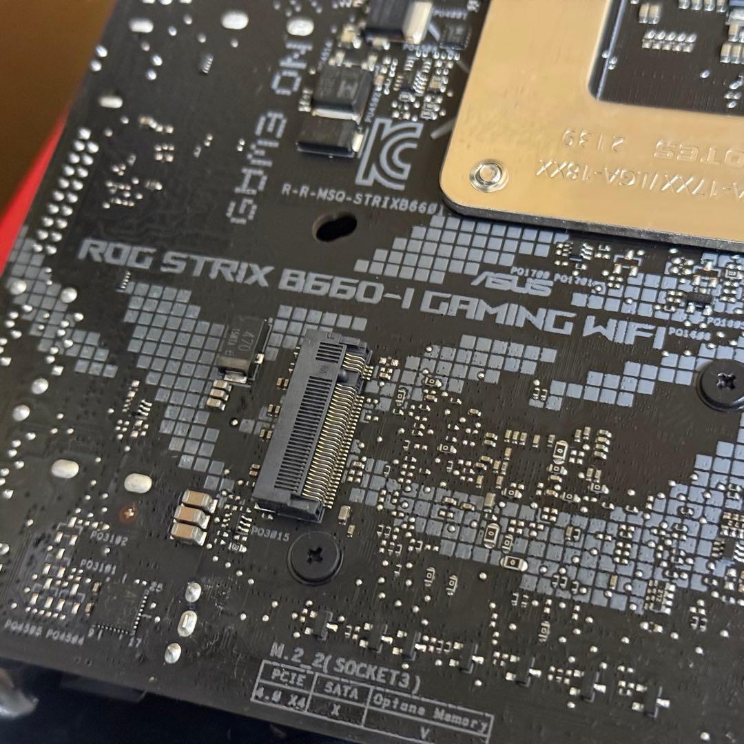マザーボード ASUS ROG STRIX B660-I GAMING + Core i3