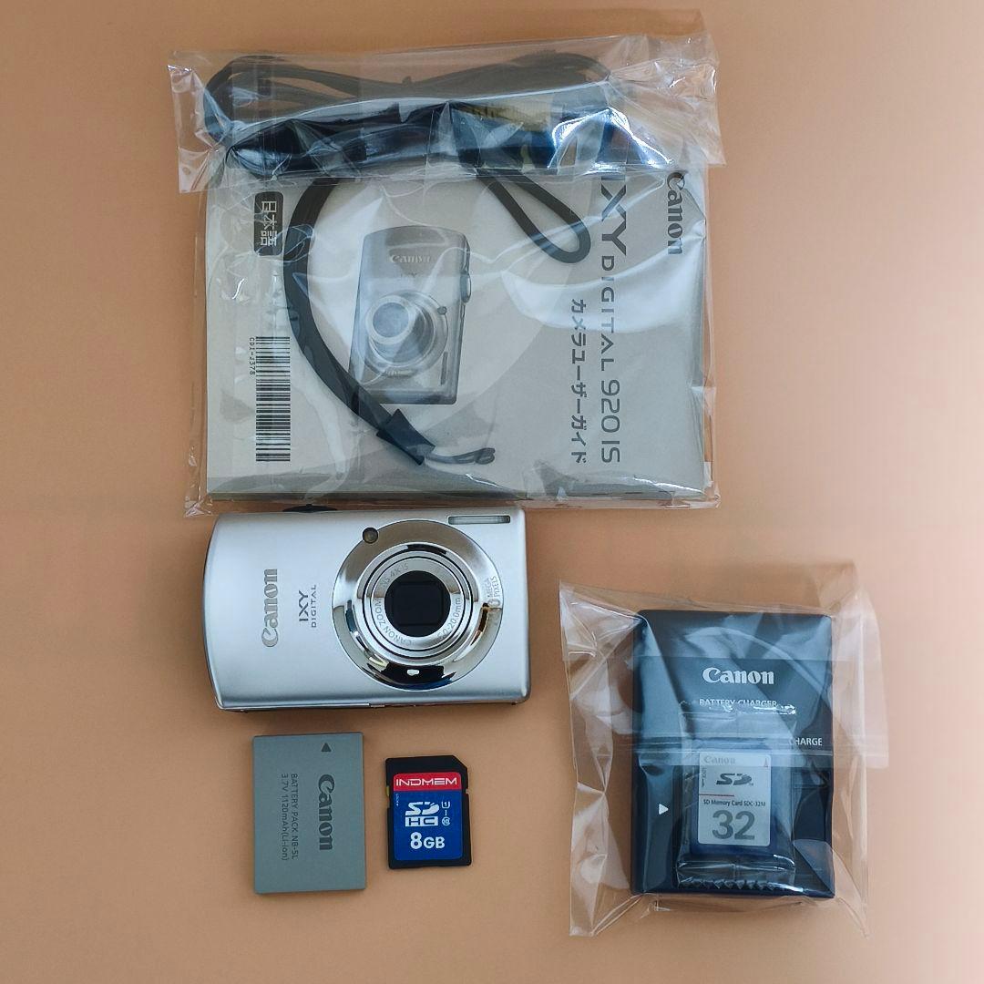 【美品・シルバー】Canon IXY DIGITAL 920 IS 　コンデジ