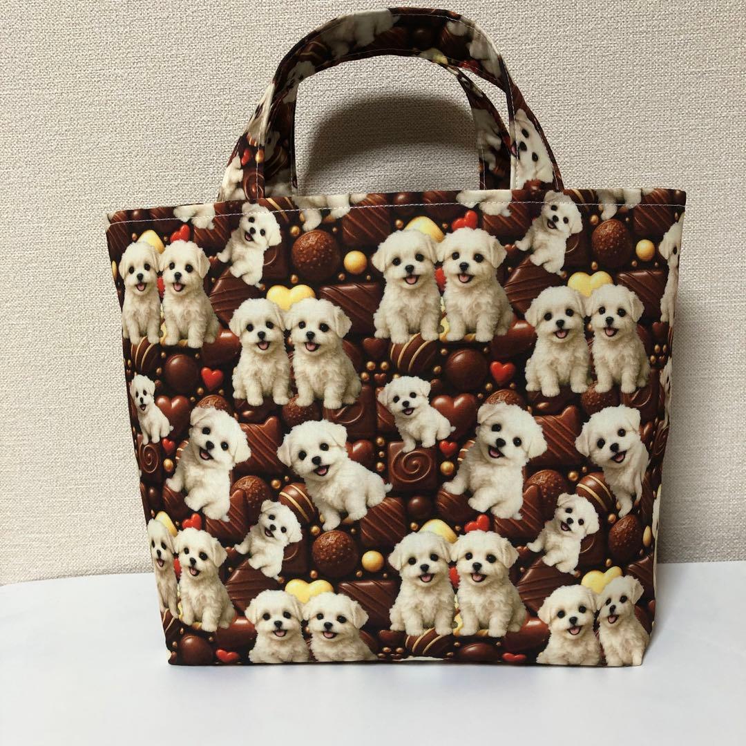 トートバッグ　マルチーズ