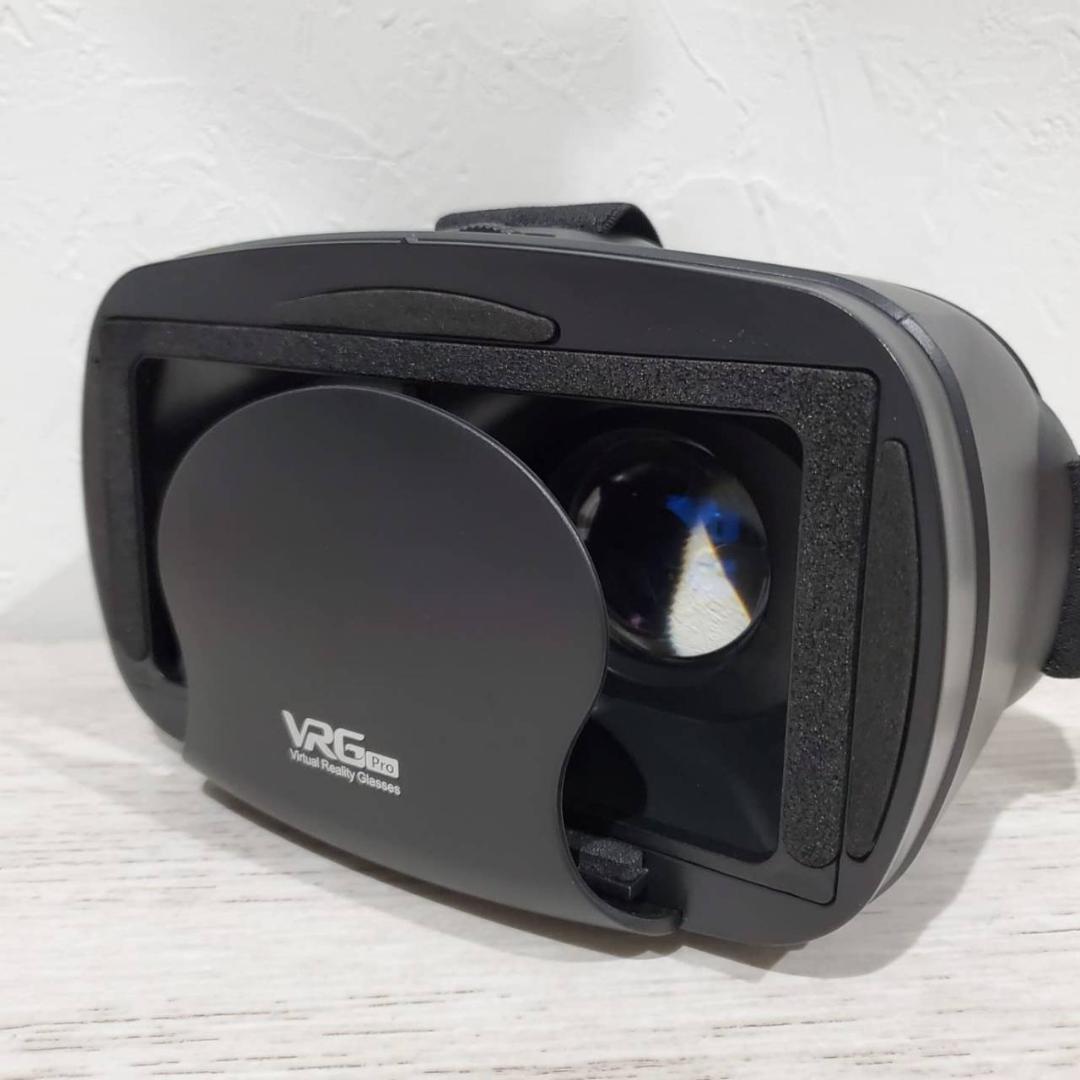 VRゴーグル スマホ用 VRメガネ ブラック