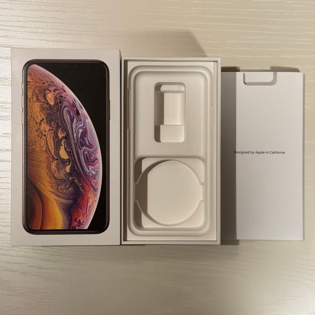 iPhone XS ゴールド 64GB docomo SIMロック解除済み