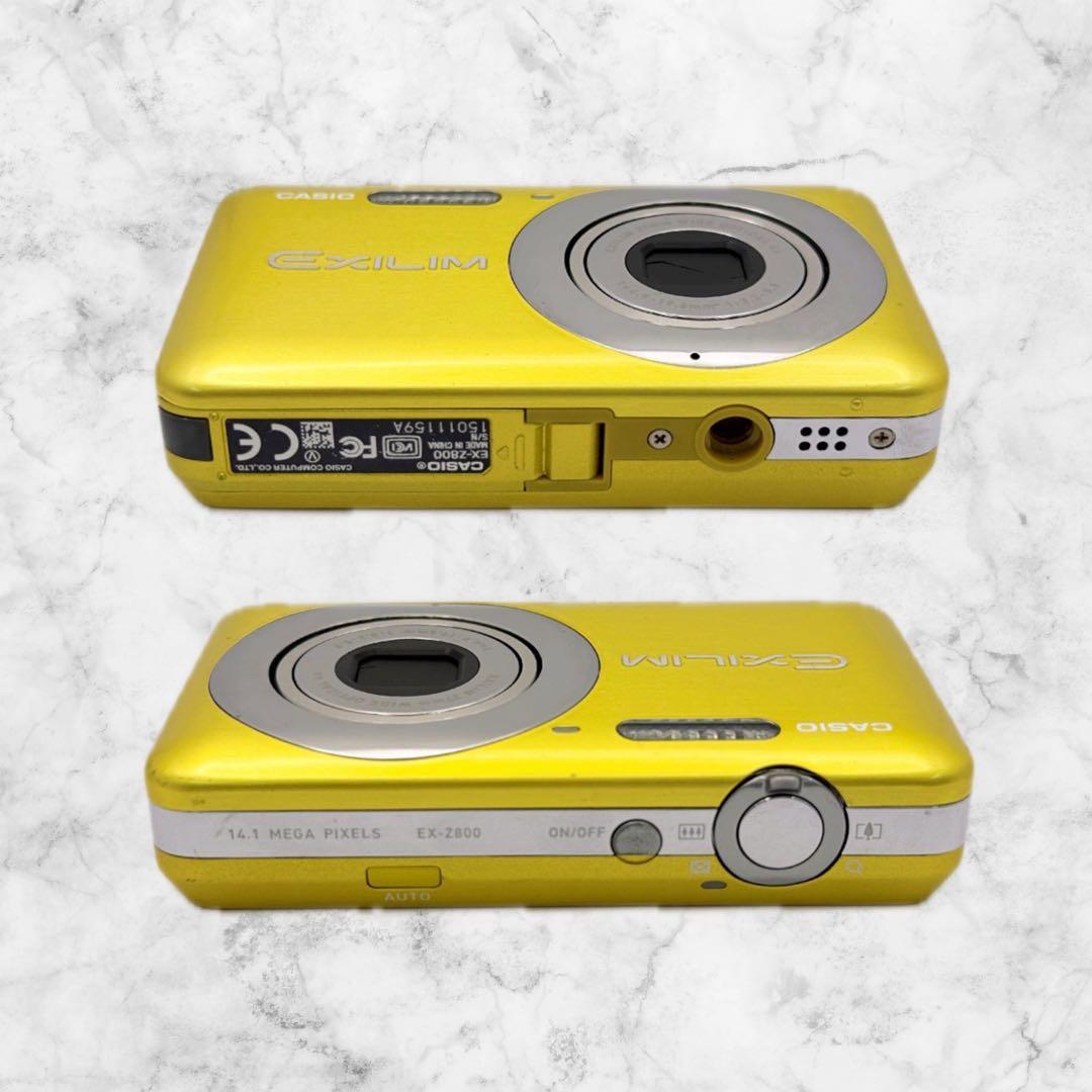 CASIO EXILIM EX-Z800 コンパクトデジタルカメラ イエロー