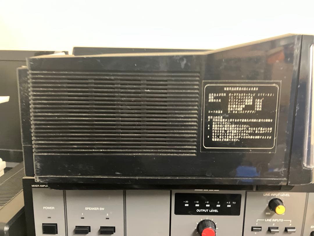 ▼ナショナルnatiomalRealmate CTV-601ポータブルテレビ黒