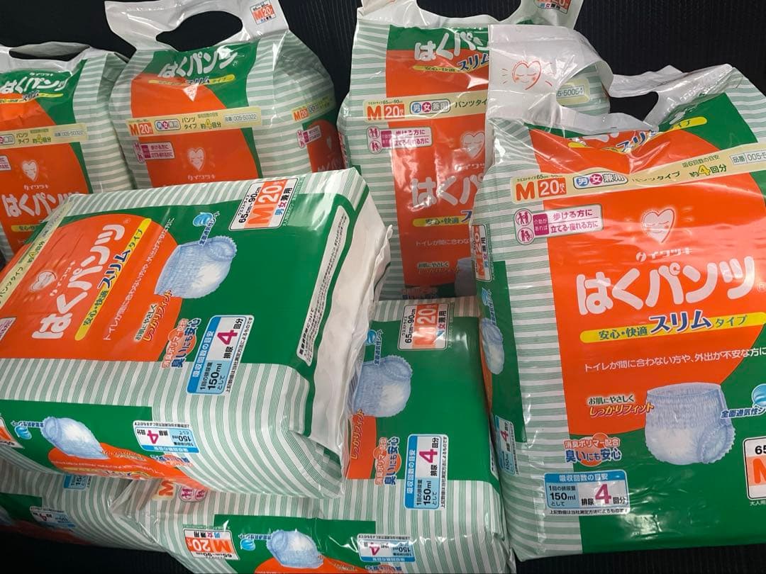 イワツキ　大人用　はくパンツ　長時間タイプ Mサイズ20枚入　7パック