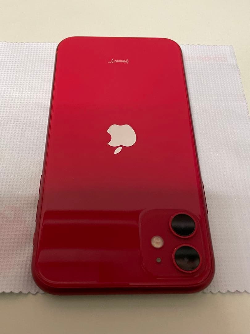 Apple iPhone 11 (レッド) 本体　128GB 美品