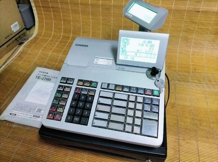 カシオレジスター　TE-2700　フル設定込み　PC連携　799777