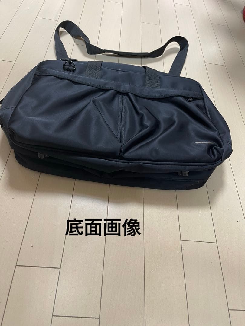 【新品同様】黒 ナイロン ボストンバッグ 約50cm