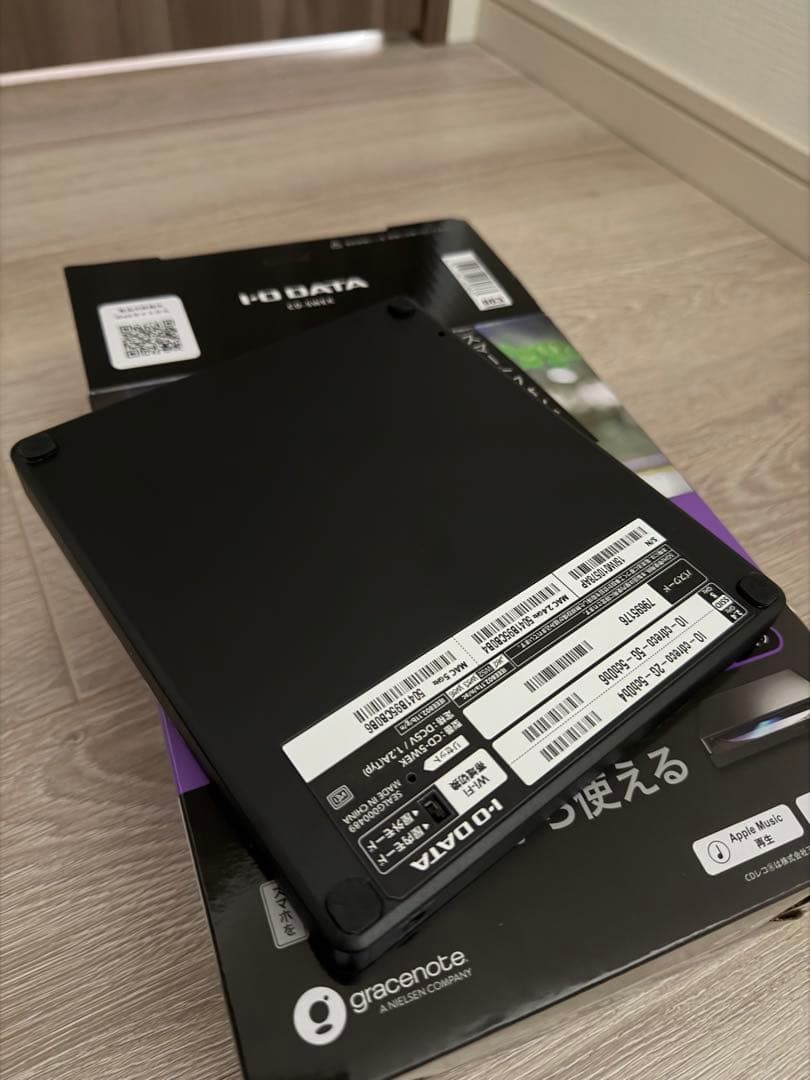 【ほぼ新品】CDレコ5s ブラック I-O DATA CD-5WEK スマホ用